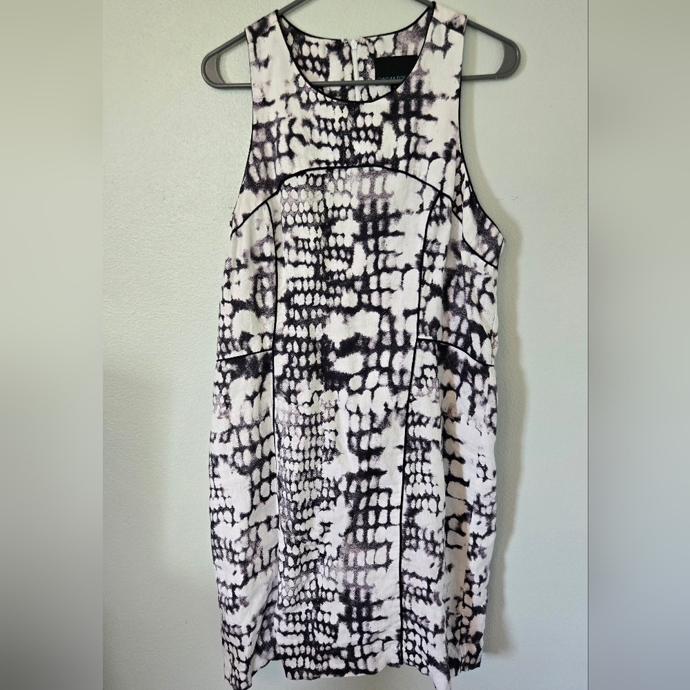 Cynthia Rowley Linen Shift Dress Size 14